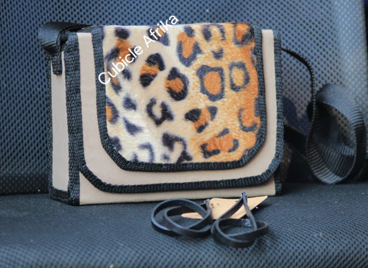 African fabric side bags