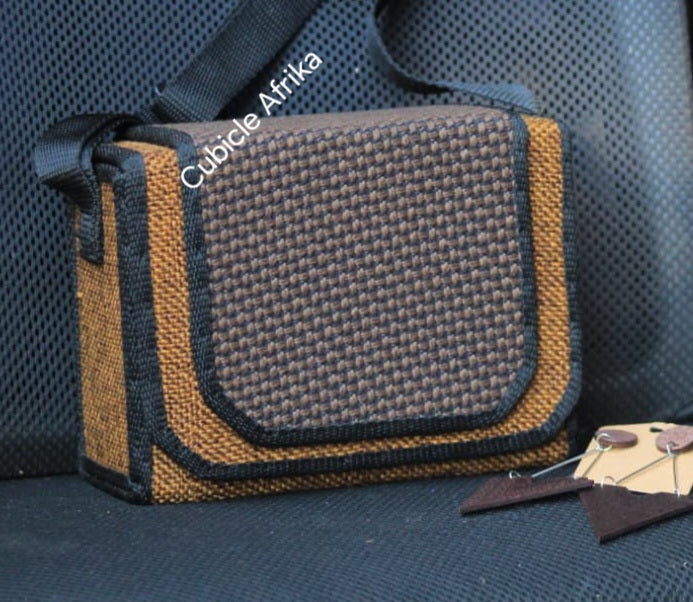 African fabric side bags